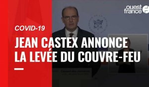 VIDÉO. Jean Castex annonce la levée du couvre-feu dès ce dimanche 20 juin