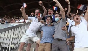 Euro-2020: les supporters célèbrent l'ouverture du score de la France