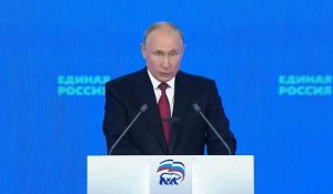 Russie : Poutine s'exprime devant son parti avant les législatives