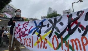 Tokyo: manifestation anti-JO à un mois du début des jeux