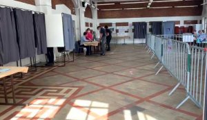 Jour de vote à Aire-sur-la-Lys