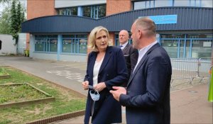 Vote de Marine Le Pen à Hénin-Beaumont