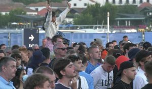 Les fans de Manchester City regardent la finale de Ligue des champions dans une fan-zone