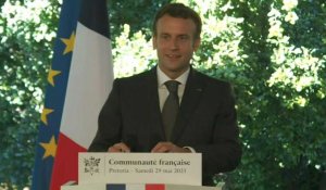 Emmanuel Macron souhaite 60% de vaccinés en Afrique d'ici mi-2022