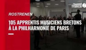 VIDÉO. À Rostrenen, des apprentis musiciens vont jouer à la Philharmonie de Paris