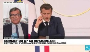 Sommet du G7 : Emmanuel Macron précise ses orientations en matière de politique étrangère
