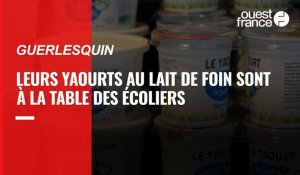 VIDÉO. Bretagne : leurs yaourts au lait de foin sont dégustés par des écoliers chaque jour