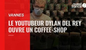 VIDÉO. Le Youtuber Dylan Del Rey ouvre un coffee-shop