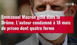 VIDÉO. Macron giflé dans la Drôme : 18 mois de prison dont quatre ferme pour l'auteur