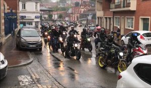 250 motards rendent hommage au Pommereuil à Garence