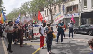Calais : une soixantaine de personnes ont marché pour la liberté et contre les idées d'extrême-droite