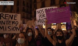 Manifestation à Barcelone après la mort d'une fillette enlevée par son père
