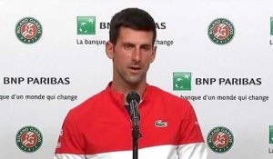Roland-Garros 2021 - Novak Djokovic : "I was very happy that there was no curfew, 11:00. I heard there was a special waiver, so they allowed the crowd to stay"