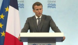 Le G7 "n'est pas un club hostile à la Chine", assure Macron