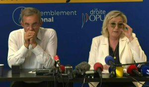 Régionales: sur un marché du Var, Marine Le Pen vole la vedette à Thierry Mariani