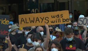 Des Australiens manifestent contre la "Journée de l'invasion"