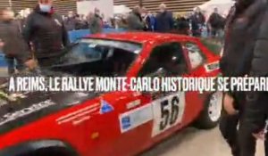 A Reims, les bolides du rallye Monte-Carlo historique prêts au départ