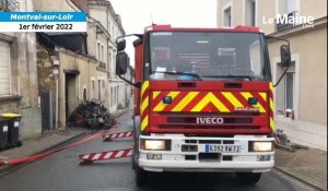 VIDEO. Montval-sur-Loir : un logement détruit dans un incendie