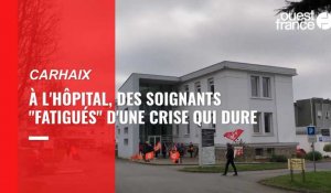 VIDÉO. À l'hôpital de Carhaix, des soignants « fatigués » d'une crise qui dure