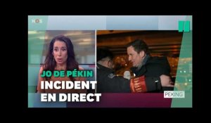 JO de Pékin: ce journaliste néerlandais interrompu en direct par un agent de sécurité