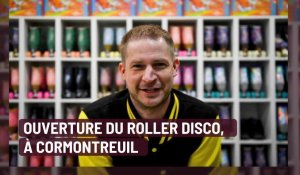 Ouverture du roller disco à Cormontreuil, près de Reims