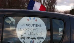 "Pacifiste et joyeux" : le Convoi de la liberté se rapproche de Paris