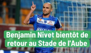 Benjamin Nivet bientôt de retour au Stade de l'Aube