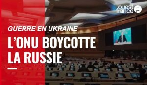 VIDÉO. Guerre en Ukraine : l’ONU boycotte la Russie devant le Conseil des droits de l'homme à Genève