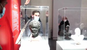 Buste du musée de Soissons qui part un an au Met à New-york