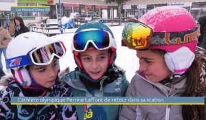 Ariège. L'athlète olympique Perrine Laffont de retour dans sa station de ski