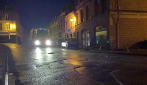 Accident à Avesnes-sur-Helpe, où une voiture garée a été percutée