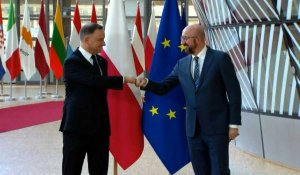 Le président polonais rencontre le président du Conseil européen Charles Michel