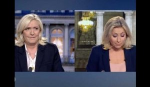 Anne-Sophie Lapix interpelée en pleine interview sur France 2 par une Marine Le Pen colère : "Vous avez dit quoi là ?"