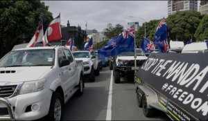 Nouvelle-Zélande: des camions autour du Parlement pour protester contre les mesures sanitaires