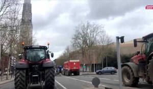 Les agriculteurs de Picardie manifestaient ce mardi à Amiens