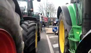 Manifestation des agriculteurs à Amiens
