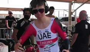 UAE Tour 2022 - Tadej Pogacar : "I'm pretty happy, it was a good time trial"