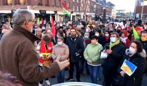 Rassemblement en soutien au peuple ukrainien samedi 26 février à Amiens