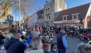 Enduro : le cortège de motards parti ce dimanche du quartier Bréquerecque à Boulogne