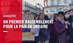VIDÉO. Angers. Près de 400 personnes réunies pour dire "stop" à la guerre en Ukraine