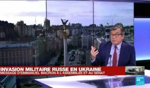 Guerre en Ukraine : Emmanuel Macron, en s'adressant aux parlementaires français, réaffirme sa puissance politique