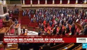 REPLAY : le message adressé par Emmanuel Macron aux sénateurs et députés français concernant la situation en Ukraine