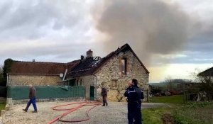 Incendie d'une maison à Charleville
