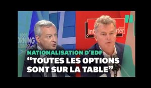 EDF nationalisée? Bruno Le Maire n'écarte "aucune option"