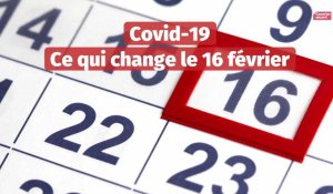 Mesures anti-Covid: ce qui change le 16 février