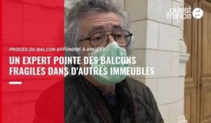 VIDÉO. Procès du balcon effondré à Angers : « Beaucoup de balcons ont été construits sans précautions suffisantes »