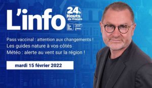 Le JT des Hauts-de-France du mardi 15 février 2022