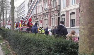 Roubaix : un incendie se déclare au 84 boulevard de Gaulle, un bâtiment classé