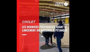 VIDÉO. National à pétanque à Cholet : derniers préparatifs avant le lancement du tournoi
