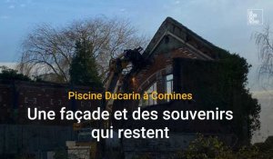 Démolition de la piscine Ducarin à Comines : une façade et des souvenirs qui restent